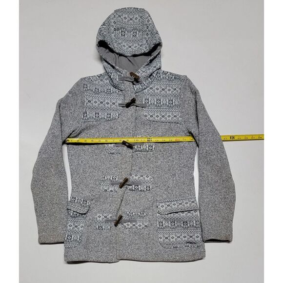 Patagonia Jacket Womens Medium Gray Better Sweater Icelandic Coat Toggle - Picture 1 of 6